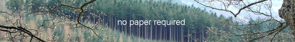 no paper required