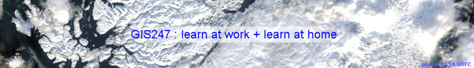 GIS247 : learn at work + learn at home